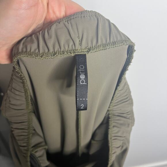 Porto Women's Pants Size 2 Medium Taupe Trumpet High Waist Lagenlook Minimalist - Picture 6 of 9